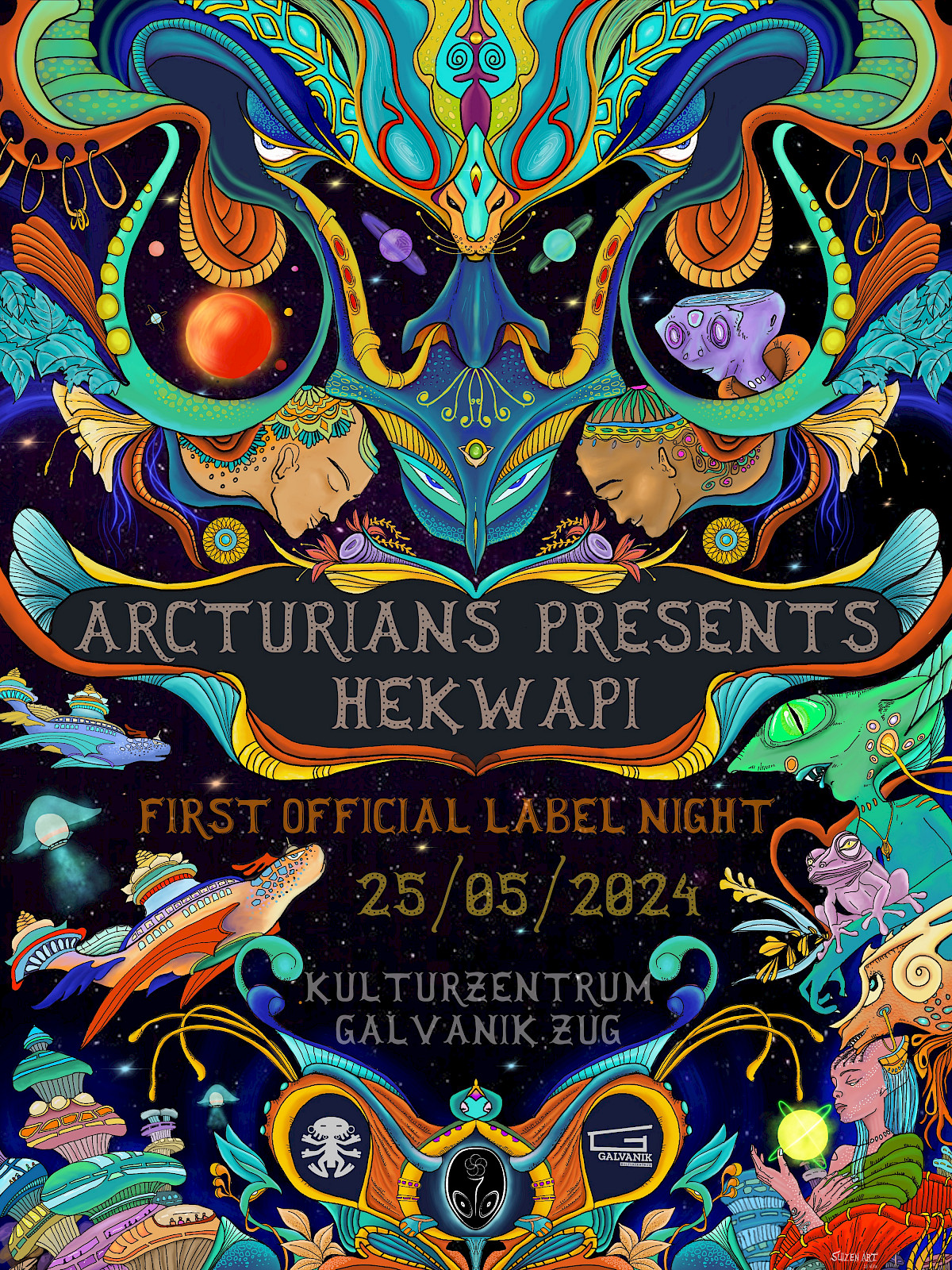 Arcturians presents Hekwapi - First official label night