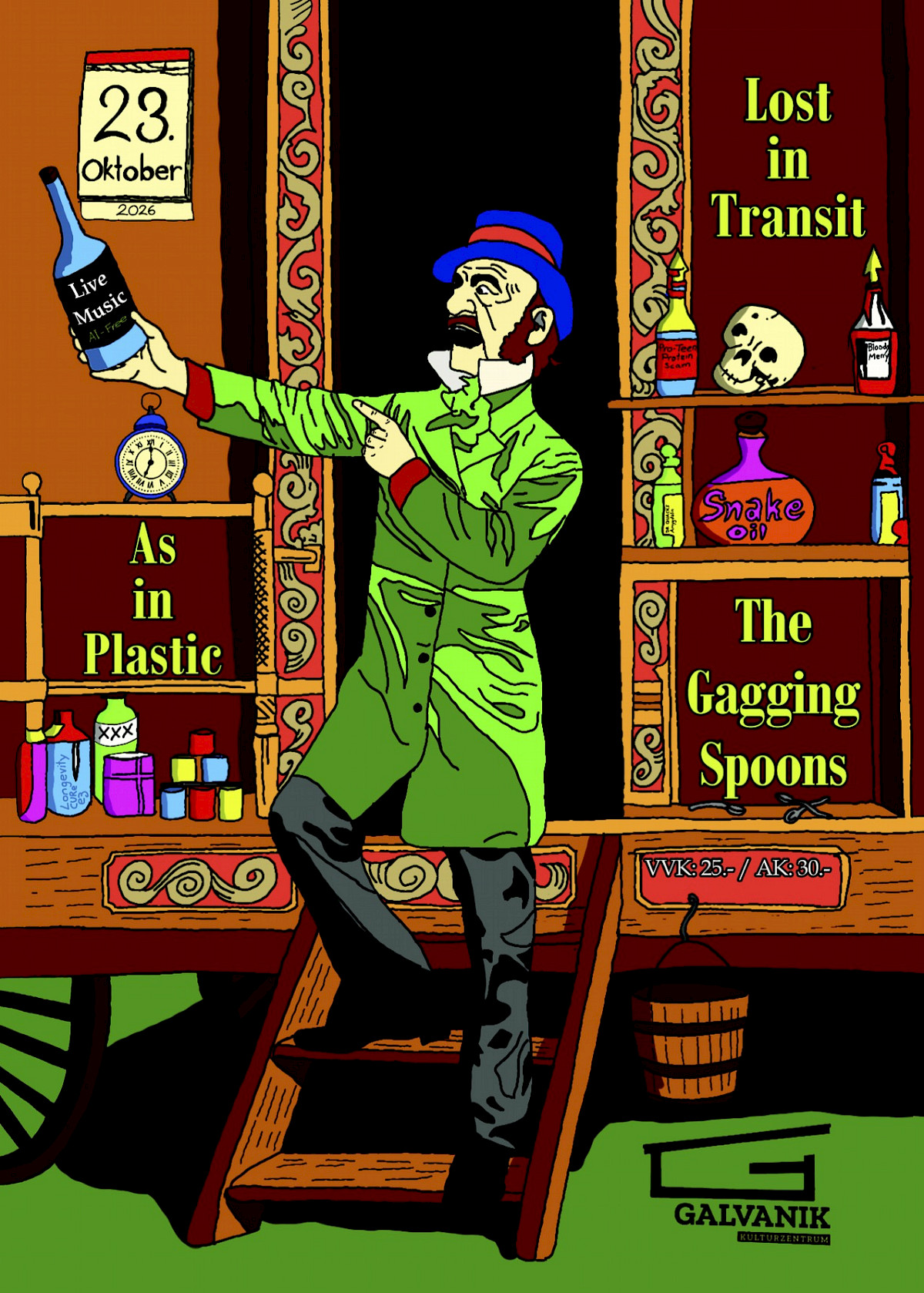 As in Plastic / The Gagging Spoons / Lost In Transit